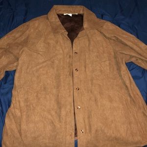 Brown suede women’s top from White Stag